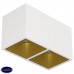 Накладной светодиодный светильник LeDron KUBING 2 White Gold